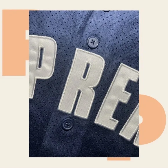 Supreme Ultrasuede Mesh Baseball Jersey (Small)